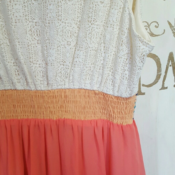 THE HARPER boho chic bohemian maxi dress L - Picture 6 of 8